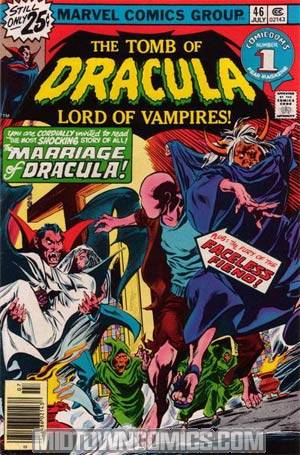 Tomb Of Dracula #46 Regular 25-Cent Cover