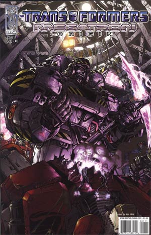 Transformers Megatron Origin #1 Regular Alex Milne Cover