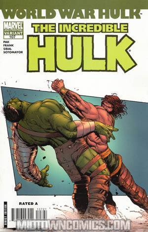 Incredible Hulk Vol 2 #107 Cover B 2nd Ptg Gary Frank Variant Cover (World War Hulk Tie-In)