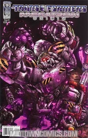 Transformers Megatron Origin #2 Regular Marcelo Matero Cover