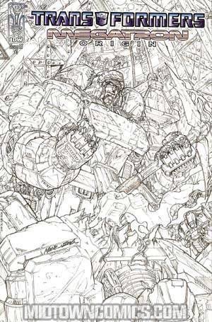 Transformers Megatron Origin #1 Incentive Alex Milne Cover