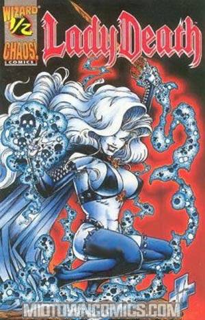 Lady Death Vol 1 #1/2 Cover E Wizard Velvet Logo With Certificate