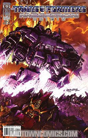 Transformers Megatron Origin #4 Regular Alex Milne Cover