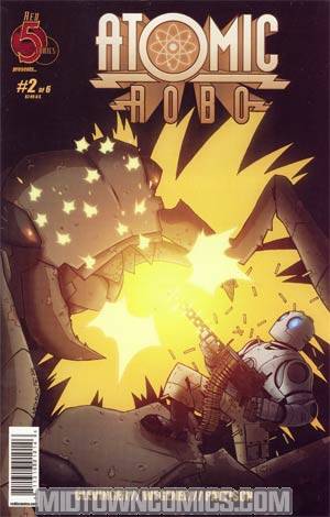 Atomic Robo #2 Cover B 2nd Ptg