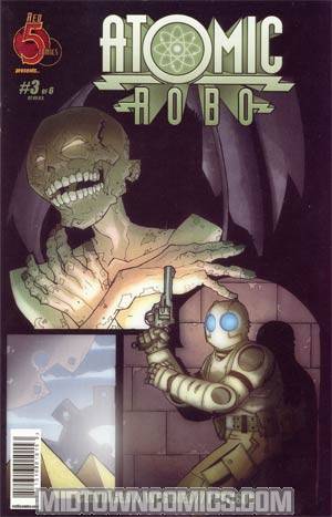 Atomic Robo #3 Cover B 2nd Ptg