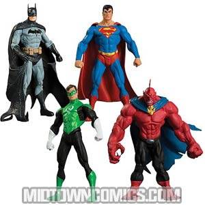 Superman Batman Series 6 Enemies Among Us Complete 4-Figure Set