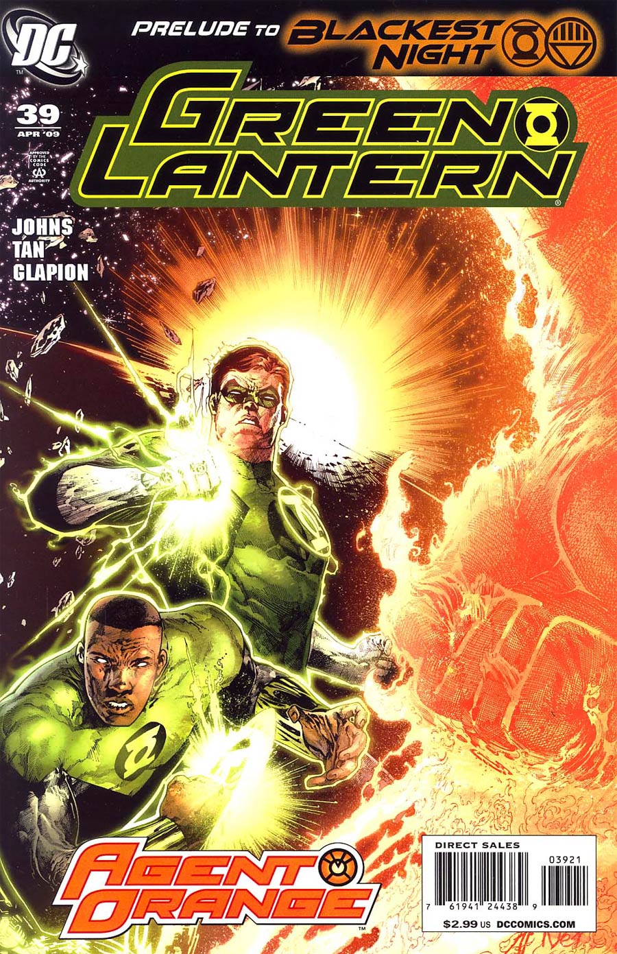 Green Lantern Vol 4 #39 Cover B Incentive Rodolfo Migliari Variant Cover (Blackest Night Prelude)