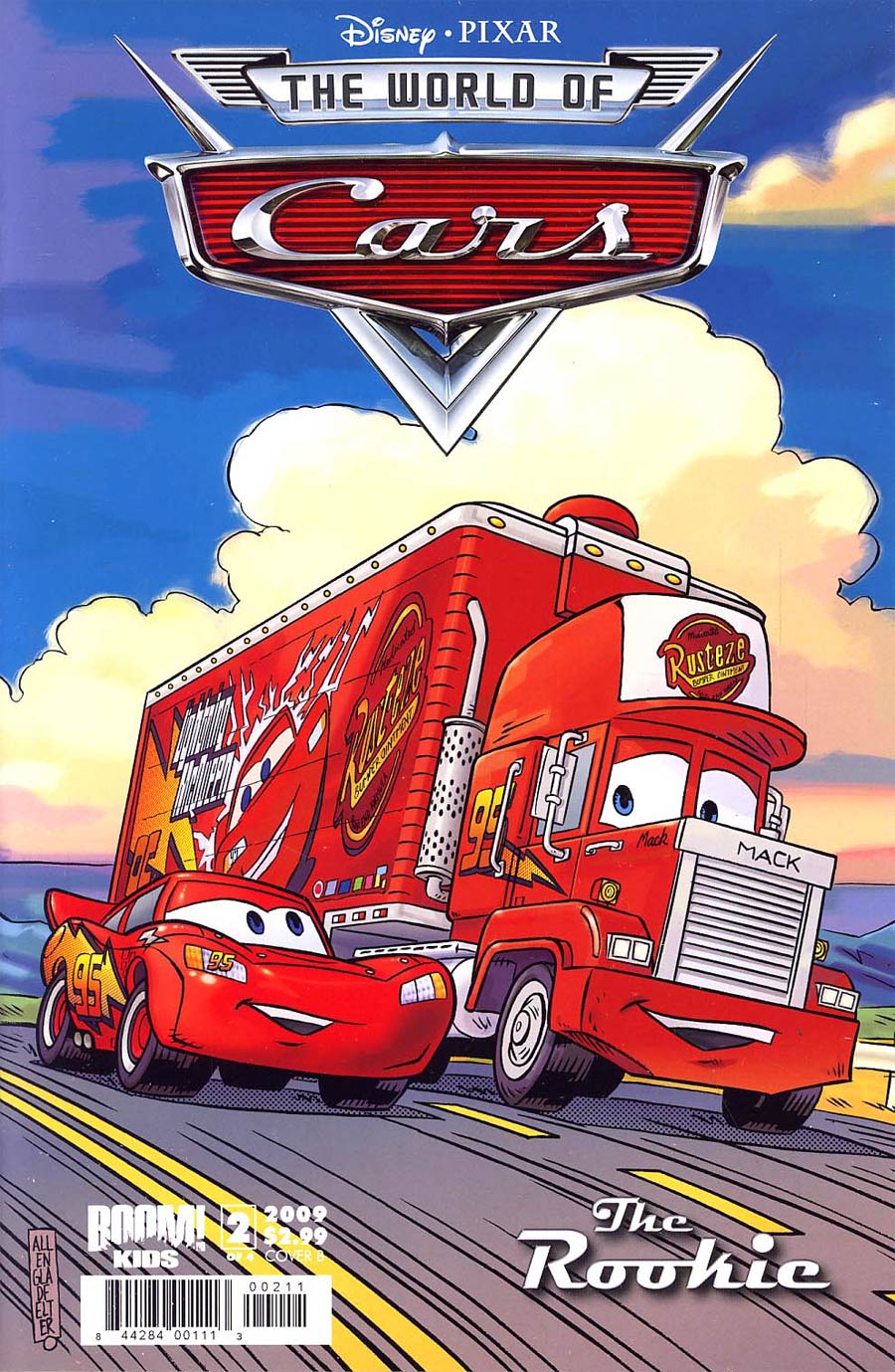 Disney Pixars World Of Cars The Rookie #2 Cover B