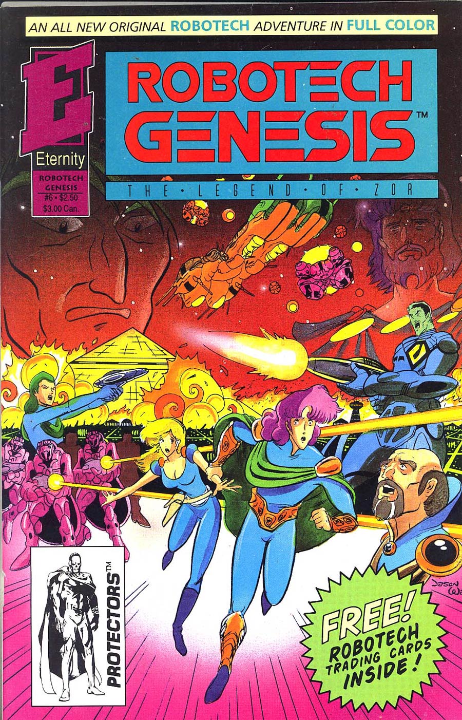 Robotech Genesis The Legend Of Zor #6 Cover A With Cards