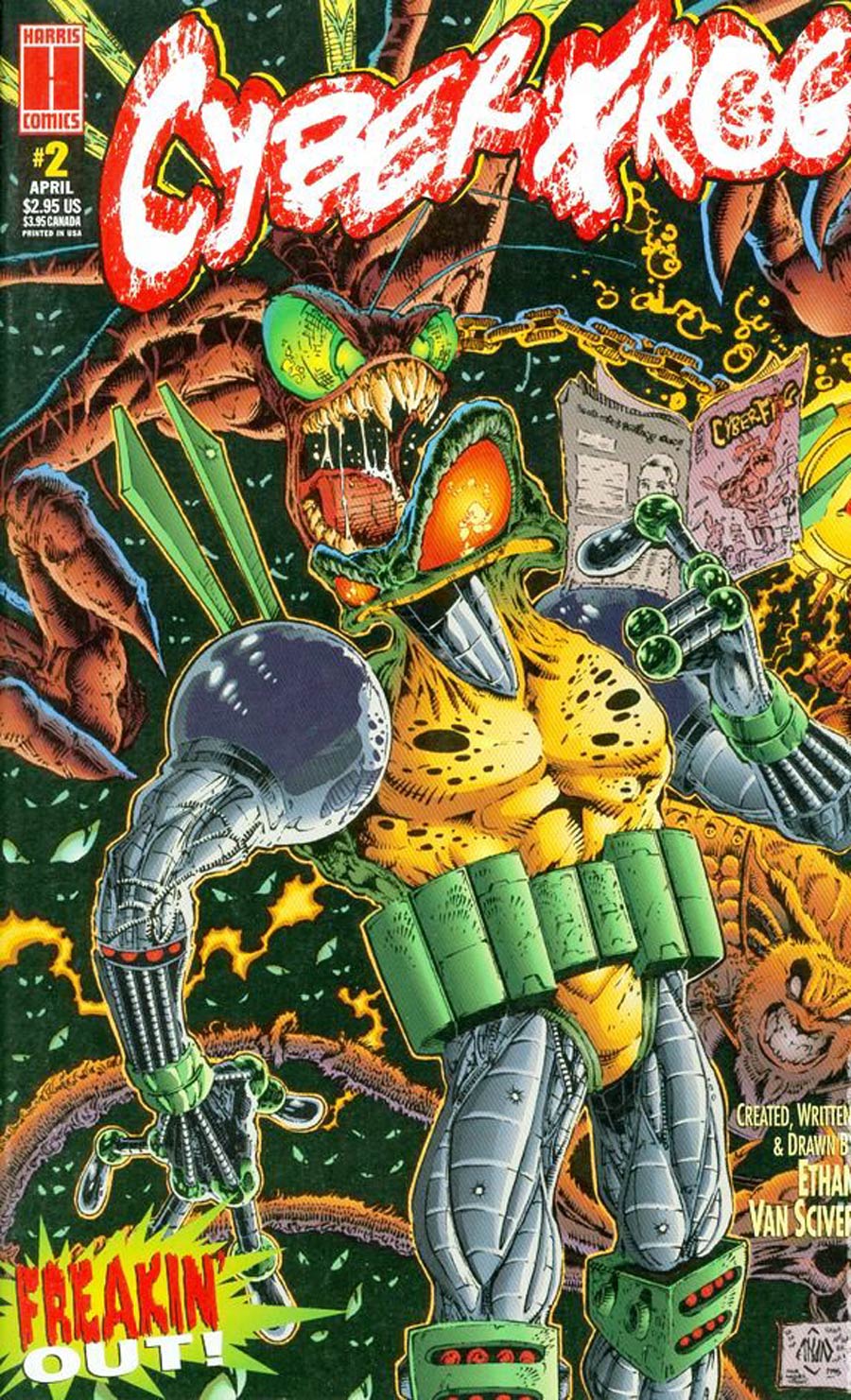 Cyberfrog Vol 2 #2 Cover B Variant Ethan Van Sciver Cover