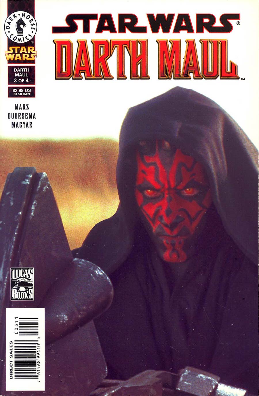 Star Wars Darth Maul (Dark Horse) #3 Cover B Photo Cover