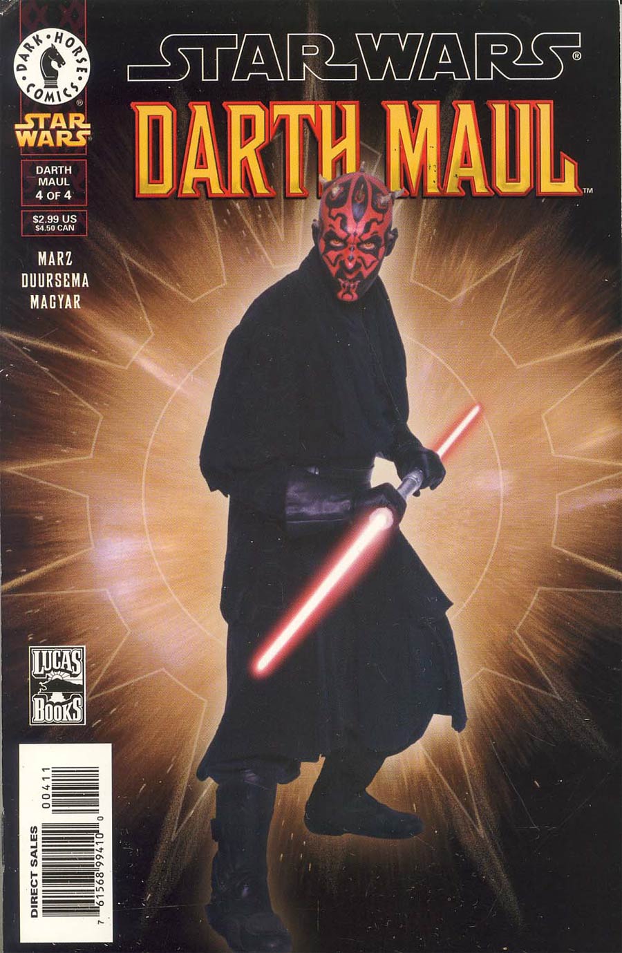 Star Wars Darth Maul (Dark Horse) #4 Cover B Photo Cover