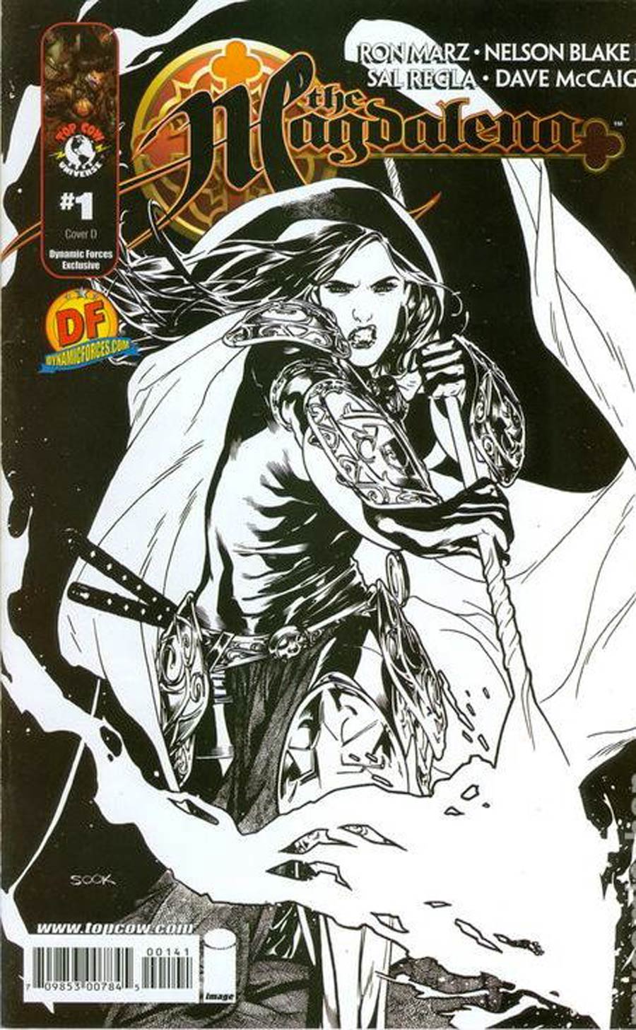 Magdalena Vol 3 #1 Cover D DF Exclusive Ryan Sook Black & White Cover