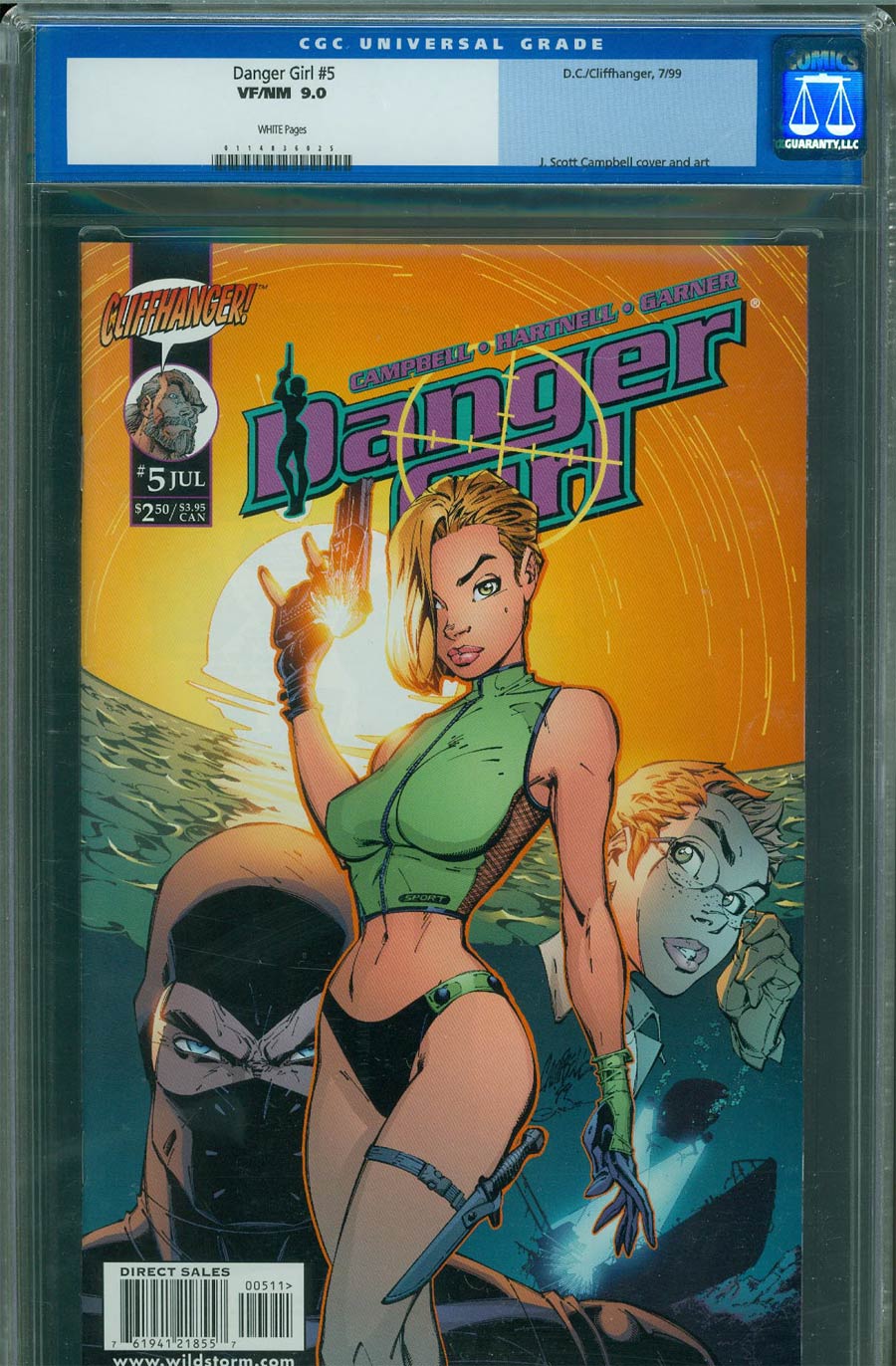 Danger Girl #5 Cover D CGC 9.0