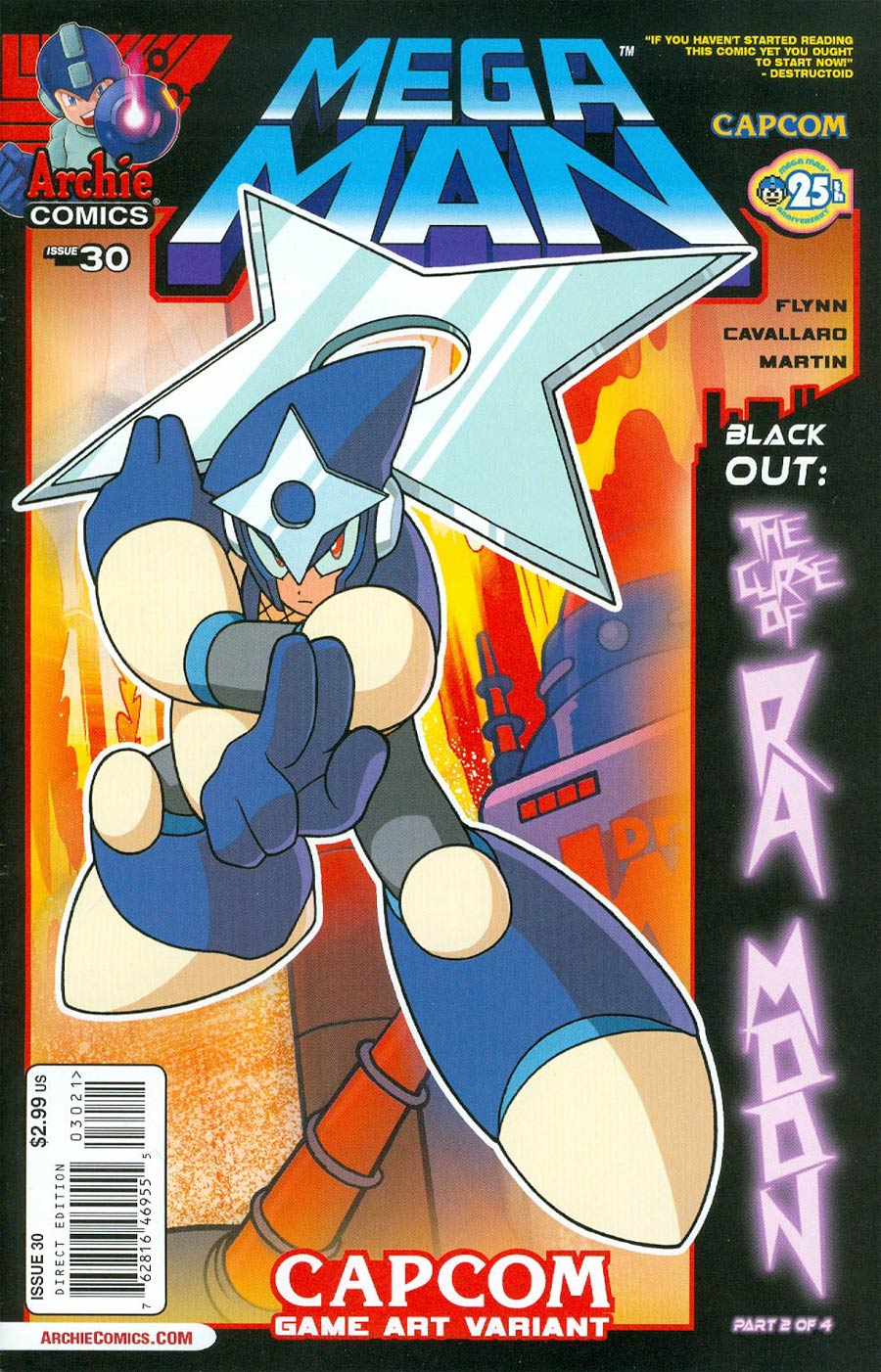 Mega Man Vol 2 #30 Cover B Variant Capcom Game Art Cover