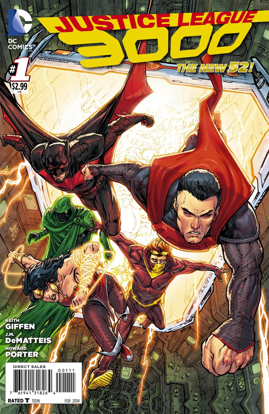 Justice League 3000 #1 Cover A Regular Howard Porter Cover