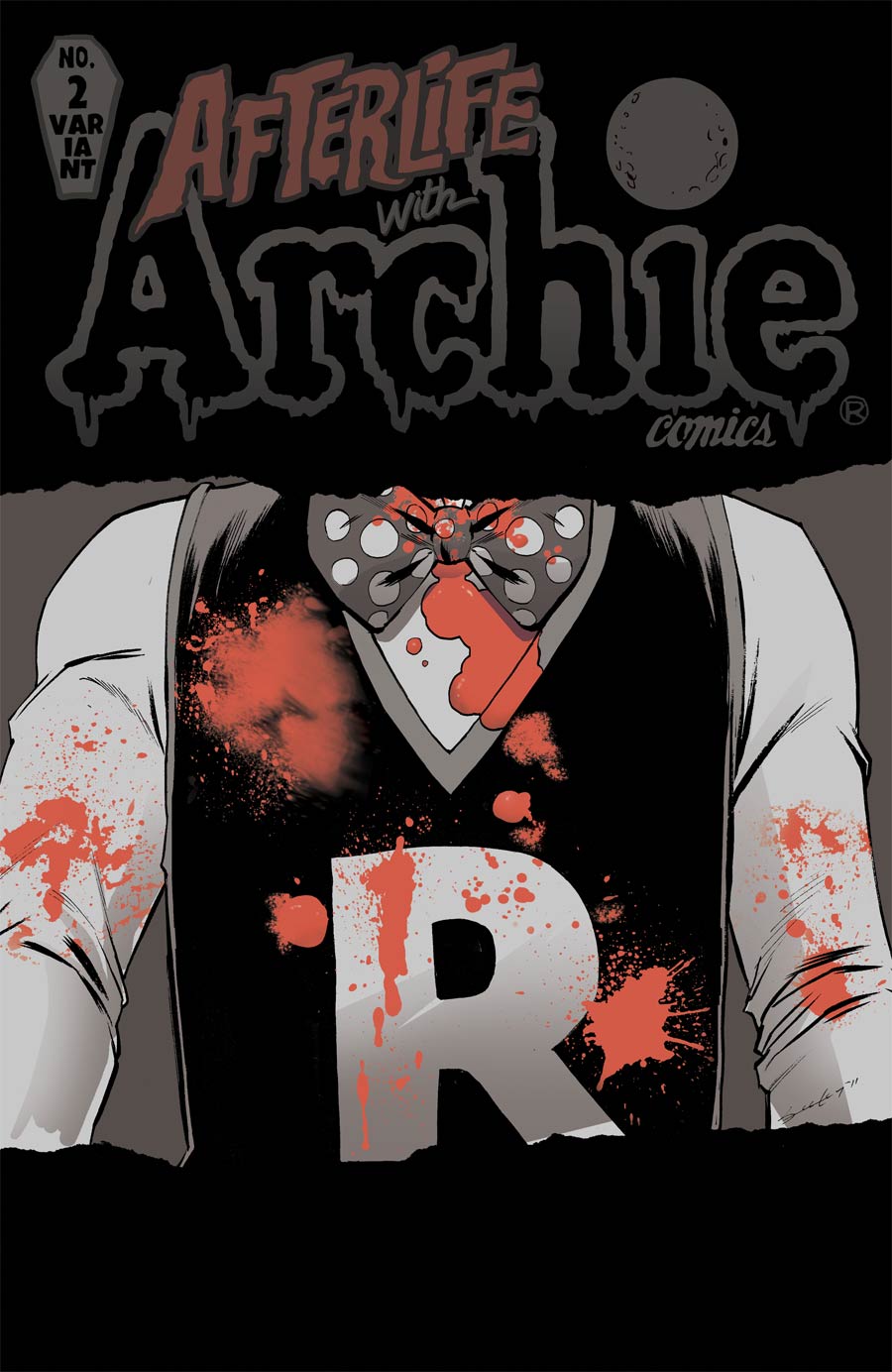 Afterlife With Archie #2 Cover B Variant Tim Seeley Bowtie Cover