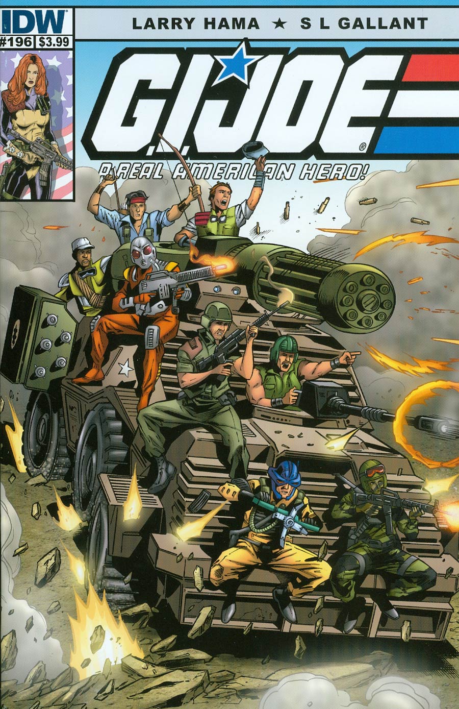 GI Joe A Real American Hero #196 Cover A Regular SL Gallant Cover