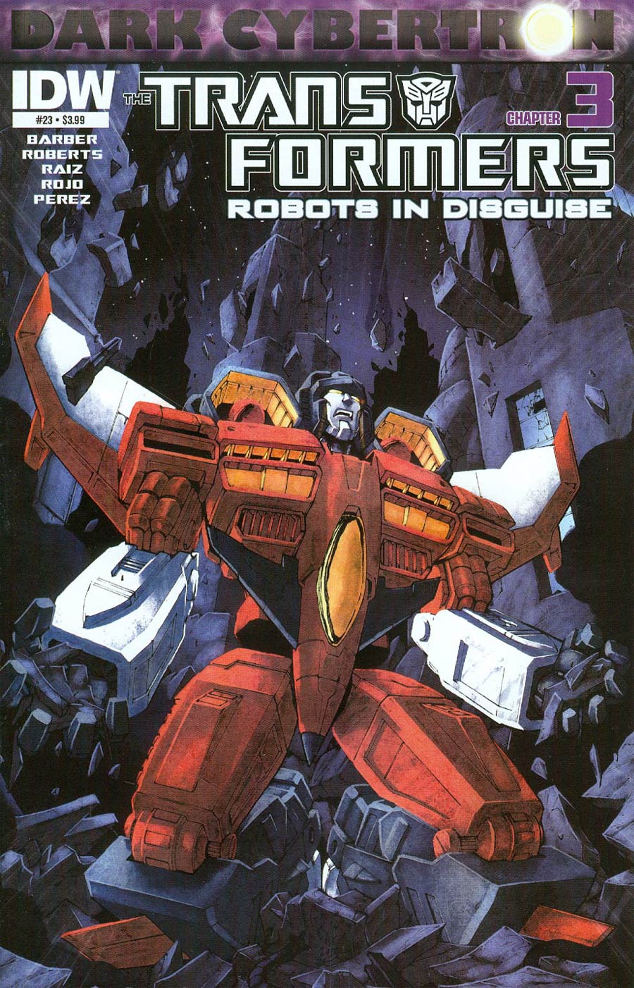 Transformers Robots In Disguise #23 Cover A Regular Casey Coller Cover (Dark Cybertron Part 3)