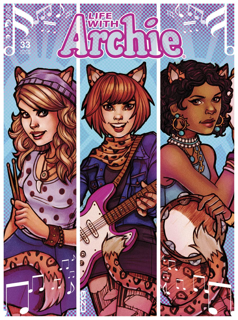 Life With Archie Vol 2 #33 Cover B Variant Chrissie Zullo Josie & The Pussycats Cover