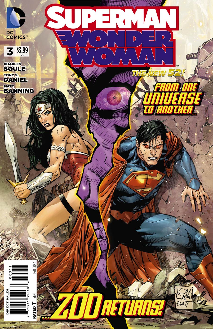 Superman Wonder Woman #3 Cover A Regular Tony S Daniel Cover