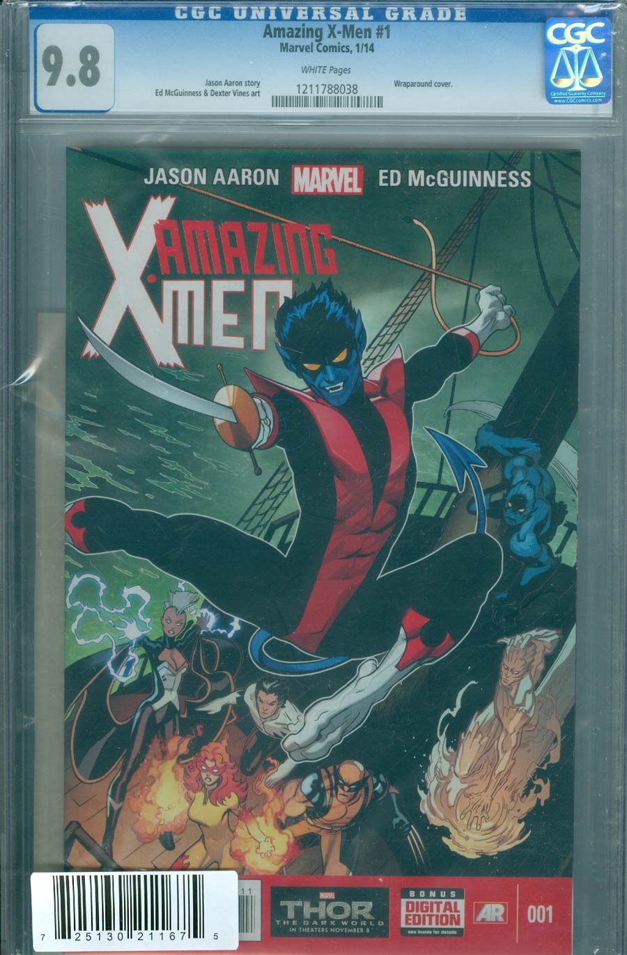 Amazing X-Men Vol 2 #1 Cover H DF CGC 9.8