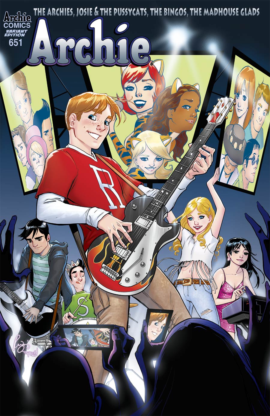 Archie #651 Cover B Variant Renae De Liz Battle Of The Bands Cover