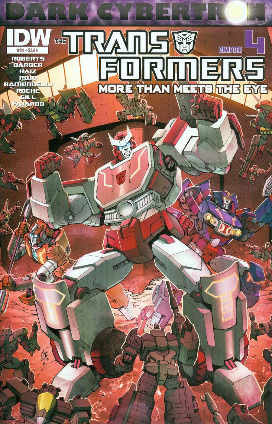 Transformers More Than Meets The Eye #24 Cover A Regular Casey Coller Cover (Dark Cybertron Part 4)