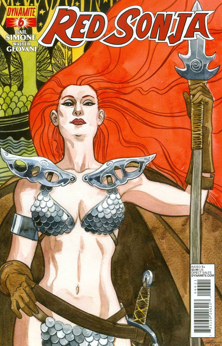 Red Sonja Vol 5 #6 Cover B Variant Jill Thompson Cover