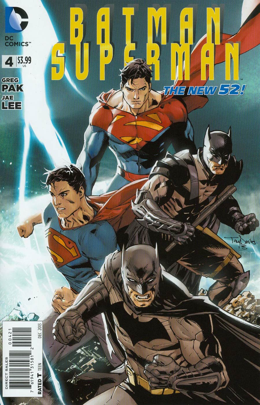 Batman Superman #4 Cover D Incentive Tony S Daniel Variant Cover