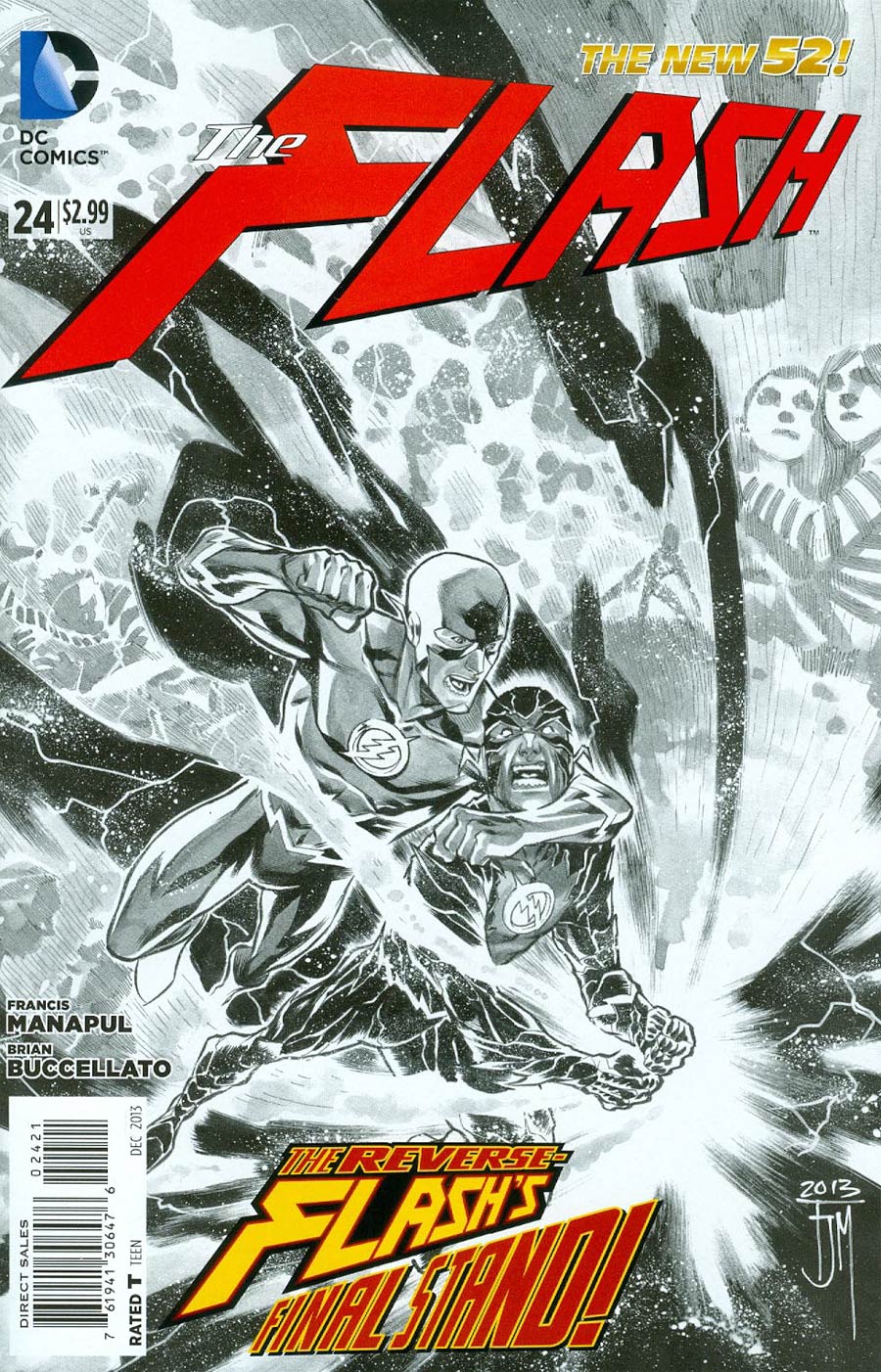 Flash Vol 4 #24 Cover B Incentive Francis Manapul Sketch Cover