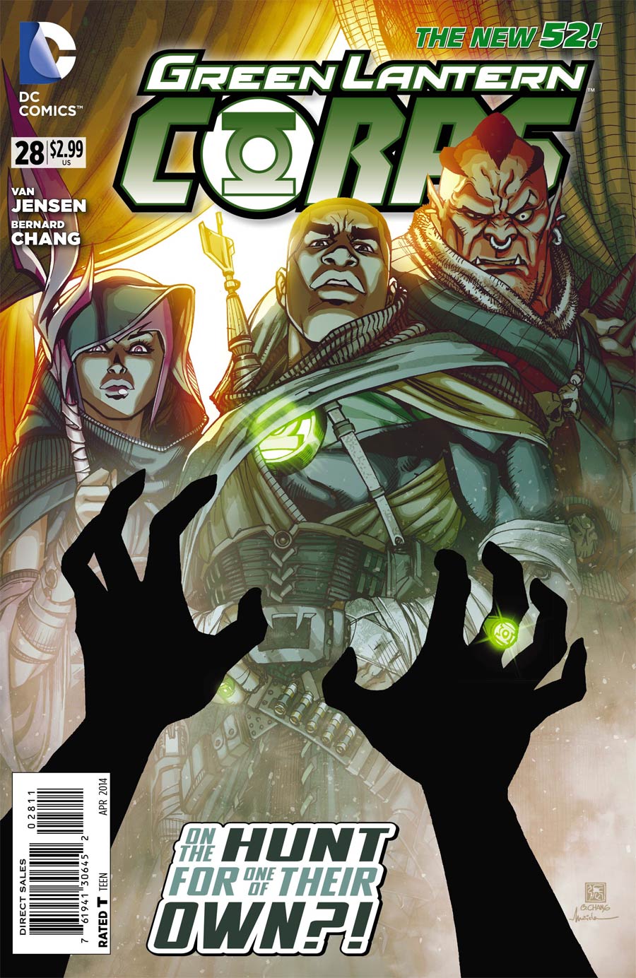Green Lantern Corps Vol 3 #28 Cover A Regular Bernard Chang Cover