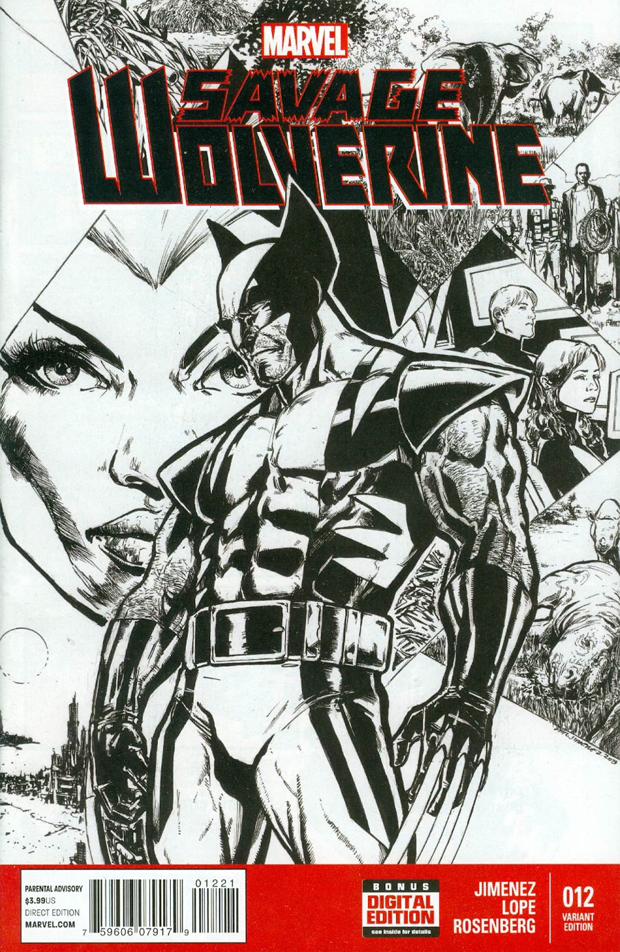 Savage Wolverine #12 Cover B Incentive Phil Jimenez Inked Variant Cover