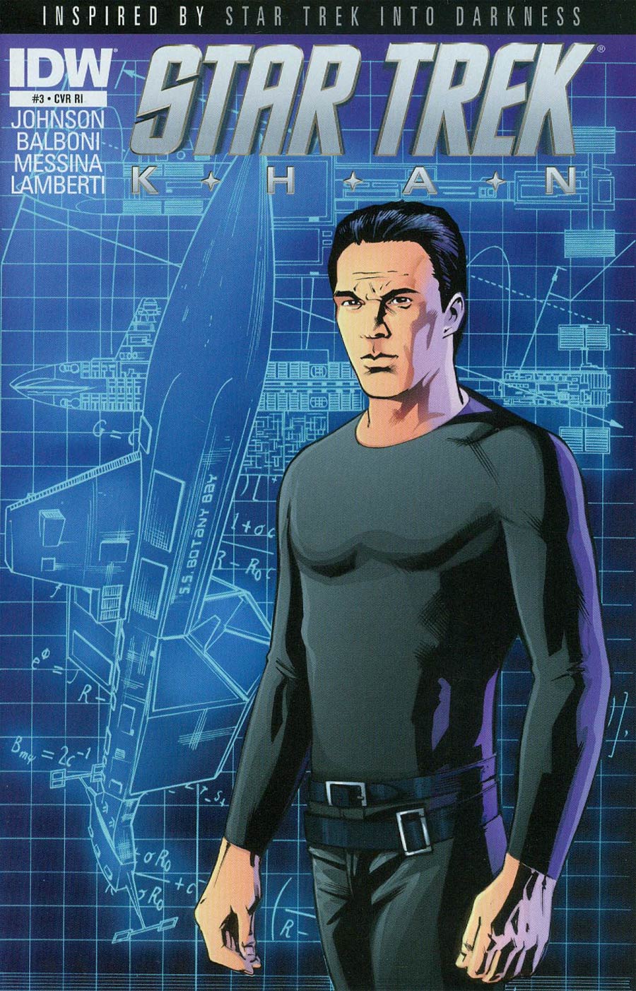 Star Trek Khan #3 Cover C Incentive Andrew Currie Space Seed Variant Cover