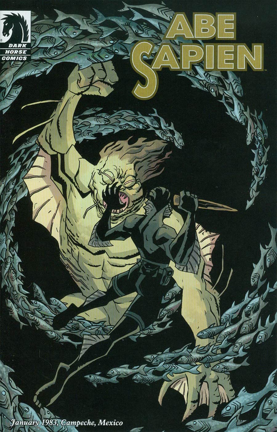 Abe Sapien #8 Cover B Incentive Michael Avon Oeming Variant Cover