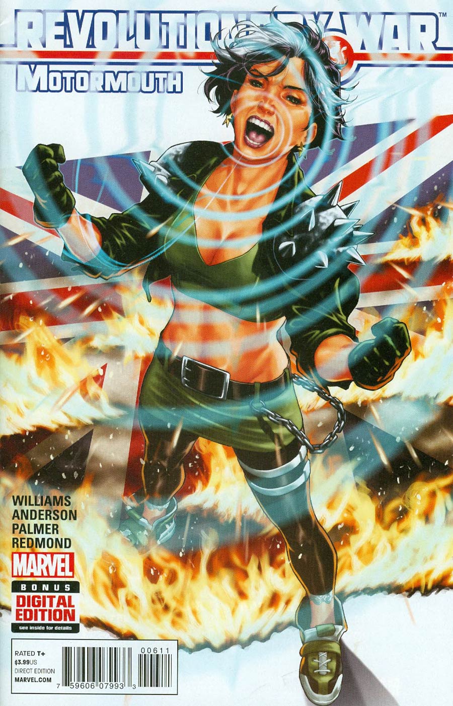 Revolutionary War Motormouth #1 Cover A Regular Mark Brooks Cover (Revolutionary War Part 6)