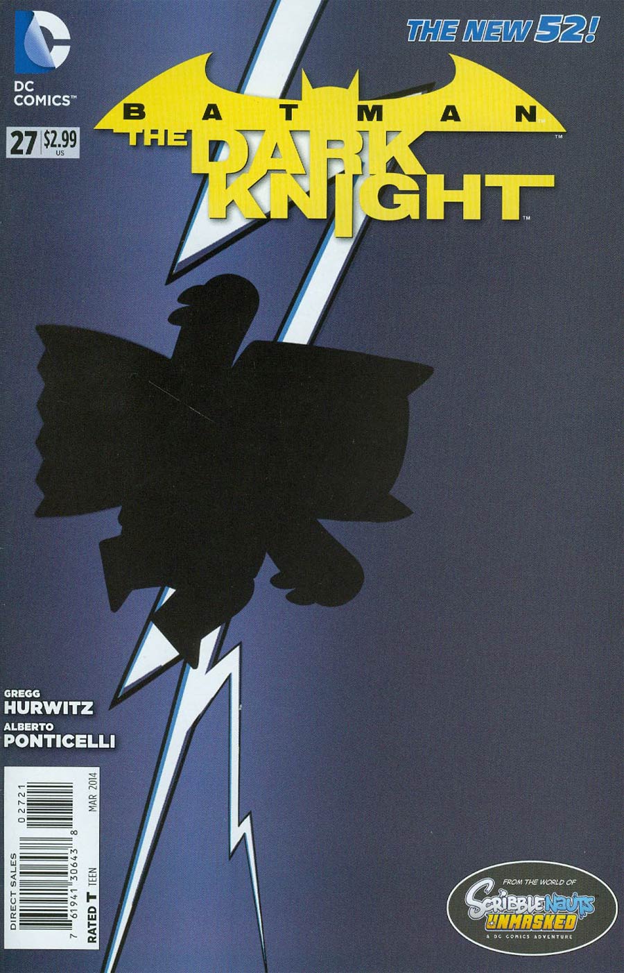 Batman The Dark Knight Vol 2 #27 Cover B Incentive Scribblenauts Unmasked Variant Cover