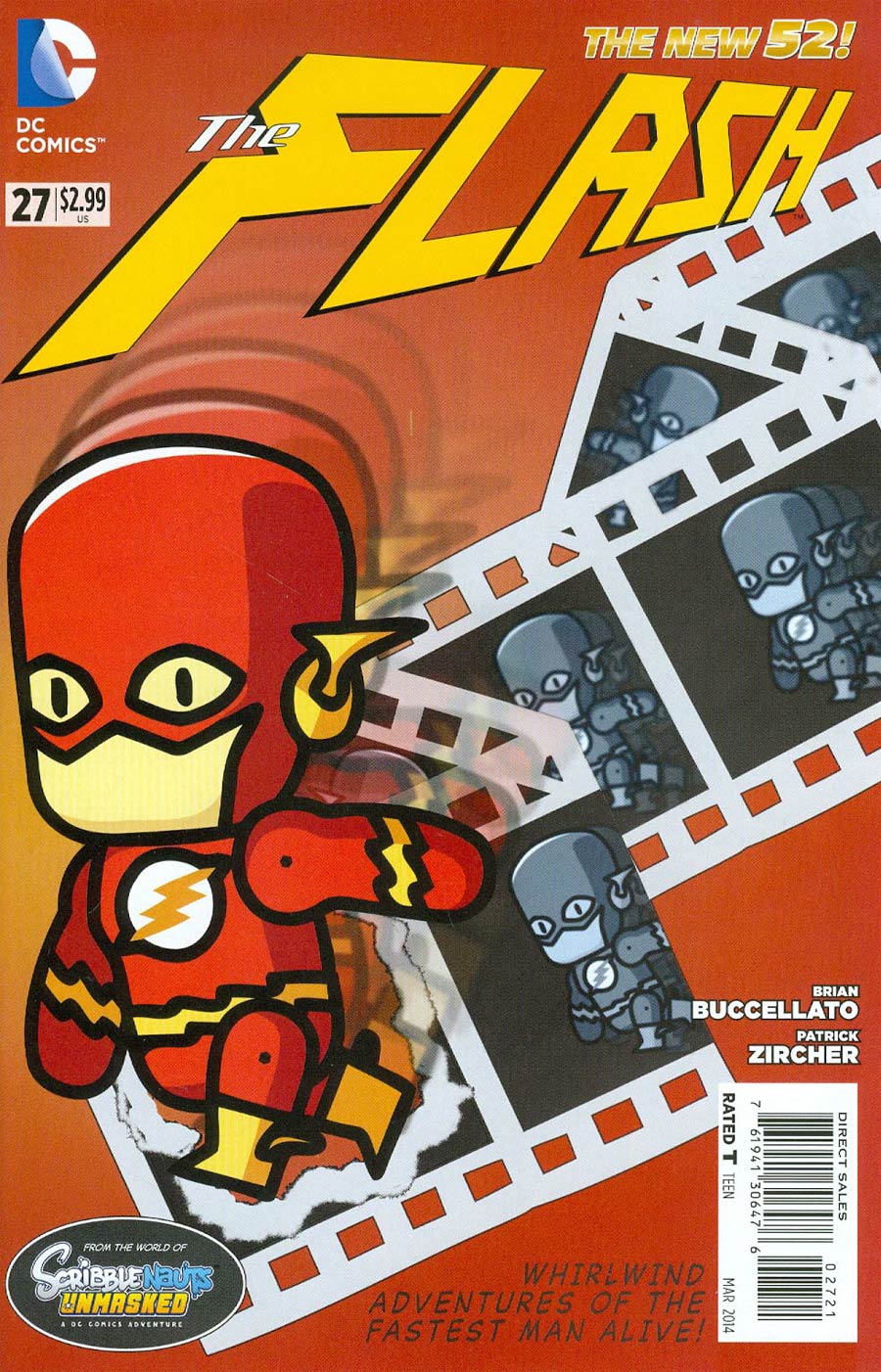 Flash Vol 4 #27 Cover B Incentive Scribblenauts Unmasked Variant Cover