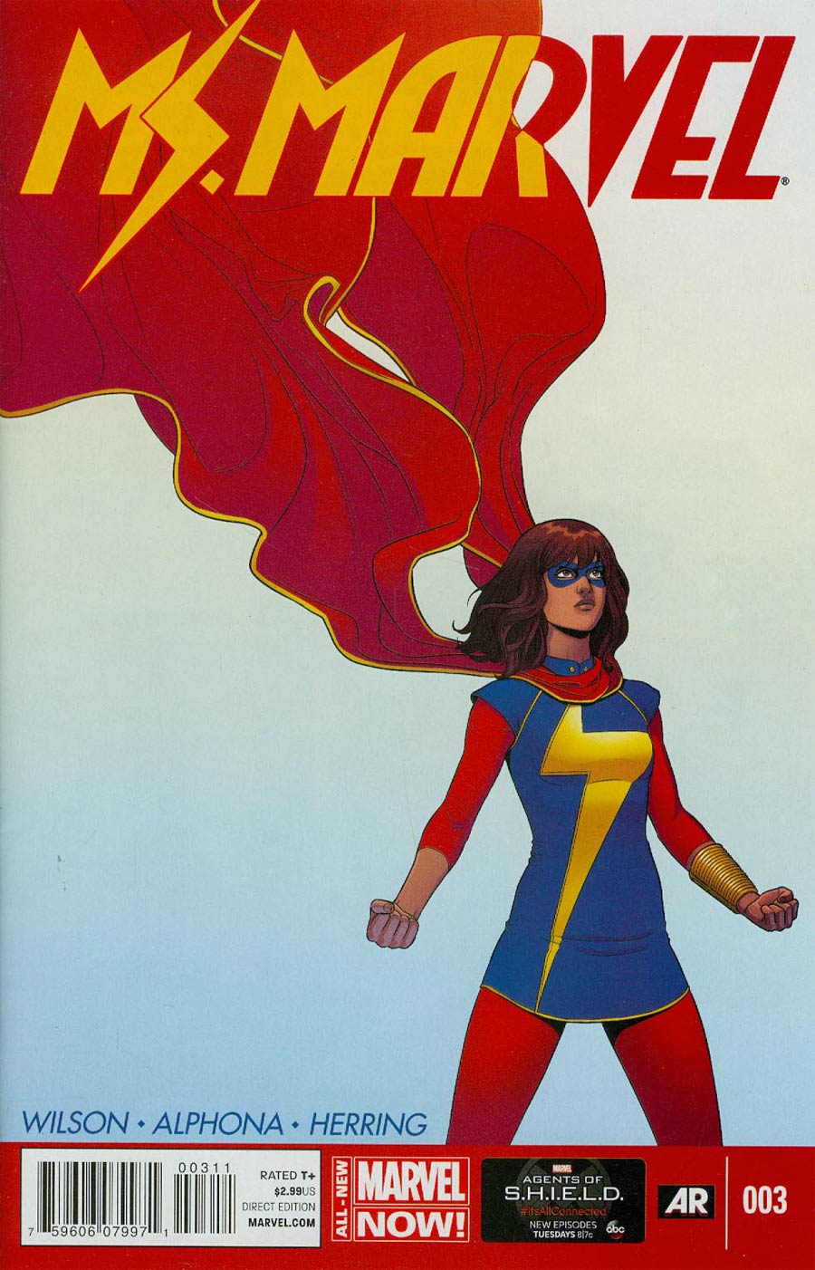 Ms Marvel Vol 3 #3 Cover A 1st Ptg Regular Jamie McKelvie Cover