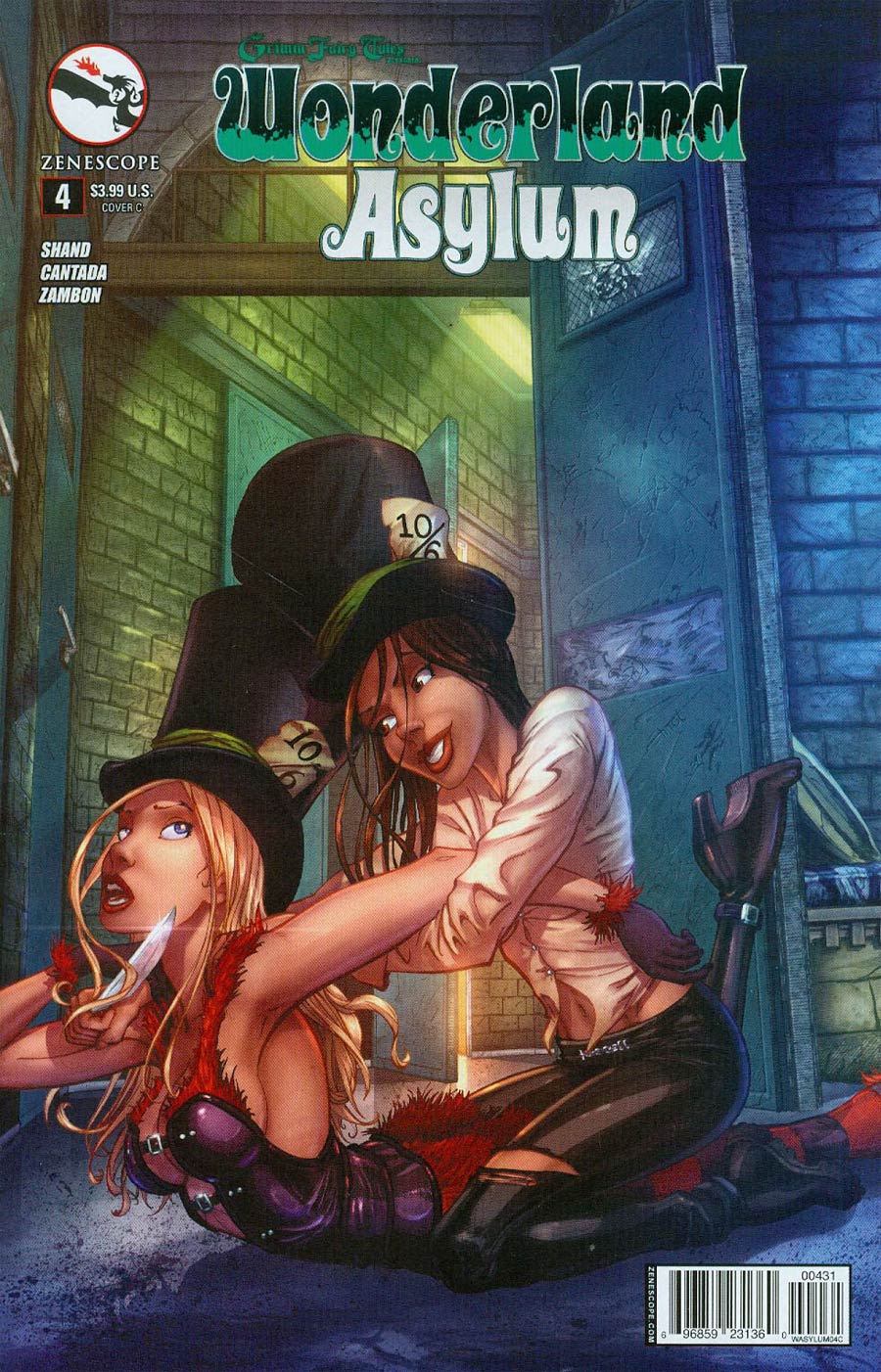 Grimm Fairy Tales Presents Wonderland Asylum #4 Cover C Chris Ehnot