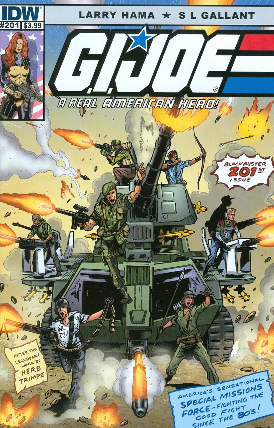 GI Joe A Real American Hero #201 Cover A Regular SL Gallant Cover