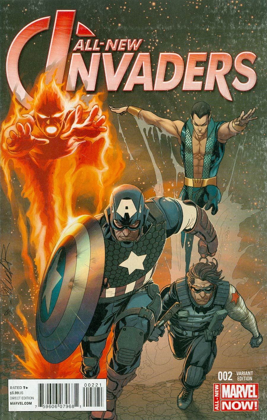 All-New Invaders #2 Cover B Incentive Salvador Larroca Variant Cover