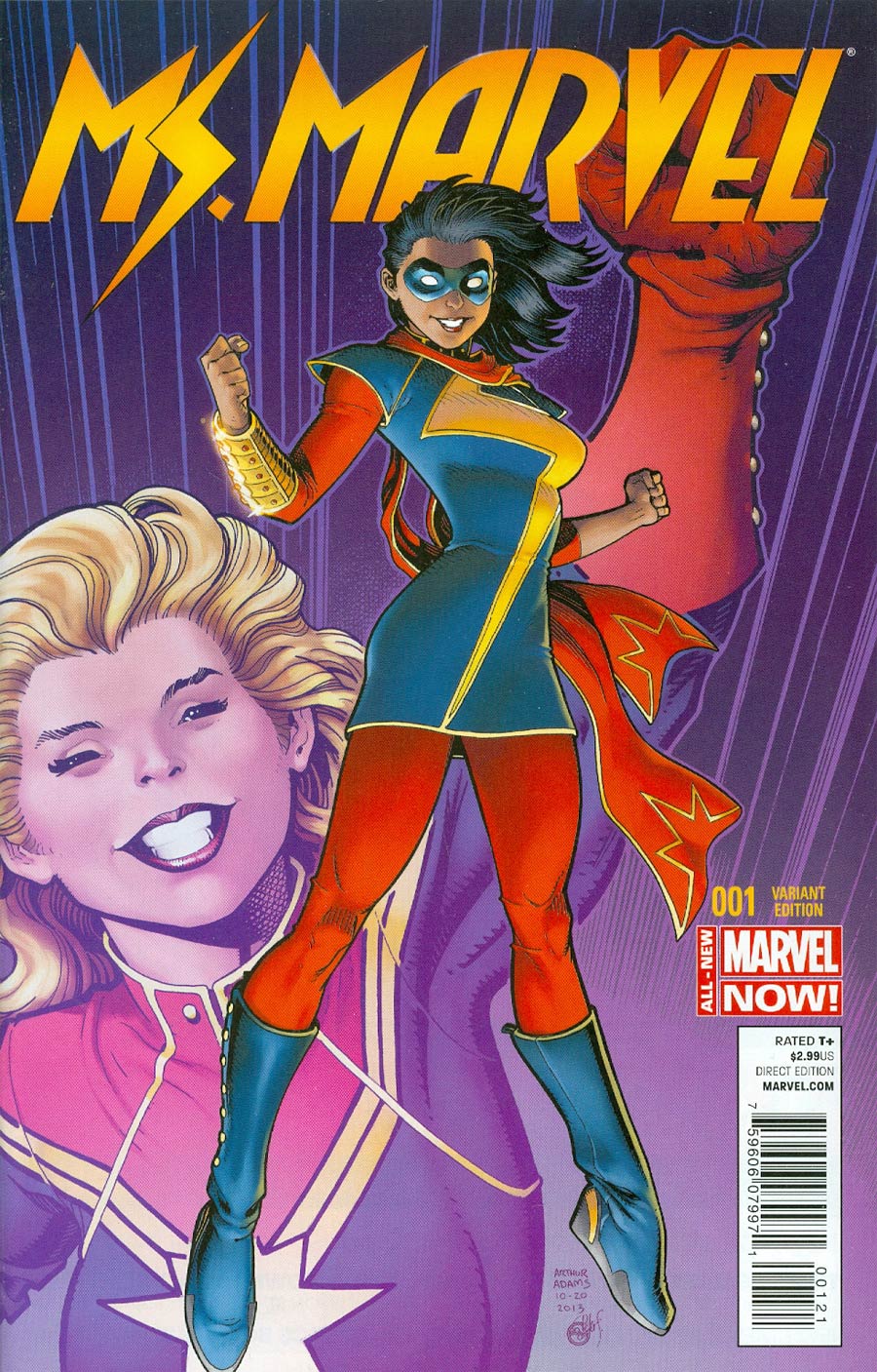 Ms Marvel Vol 3 #1 Cover C Incentive Arthur Adams Color Variant Cover