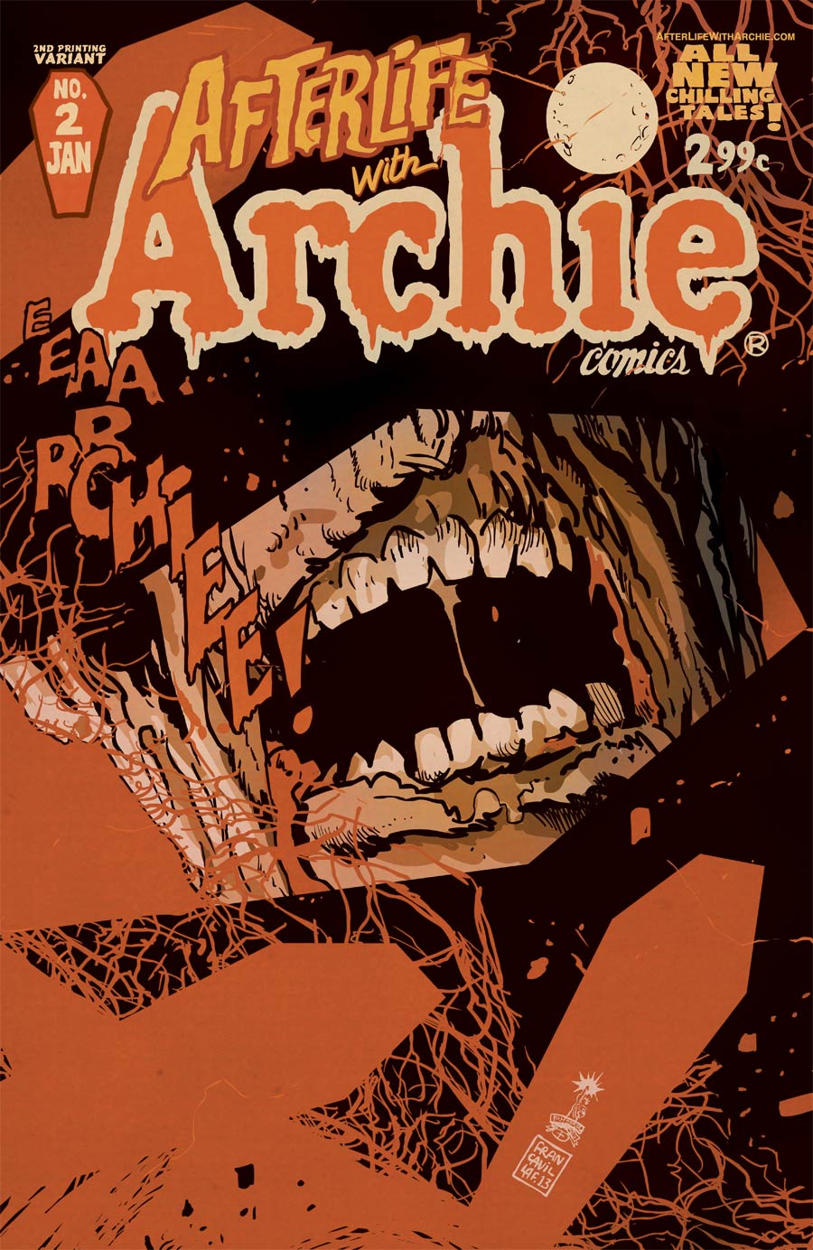 Afterlife With Archie #2 Cover C 2nd Ptg