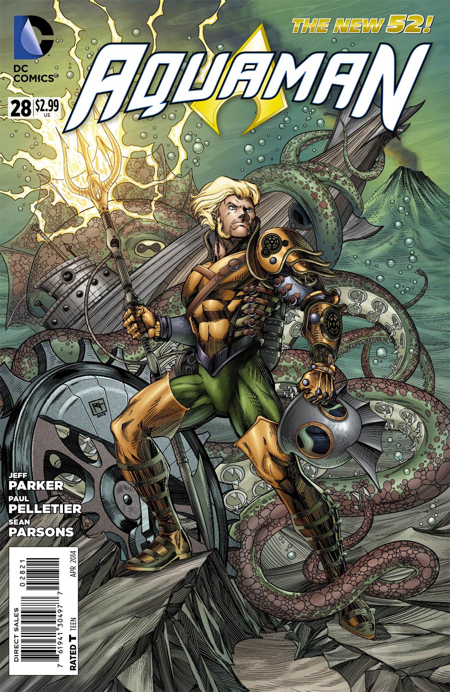 Aquaman Vol 5 #28 Cover B Incentive Richard Horie Steampunk Variant Cover