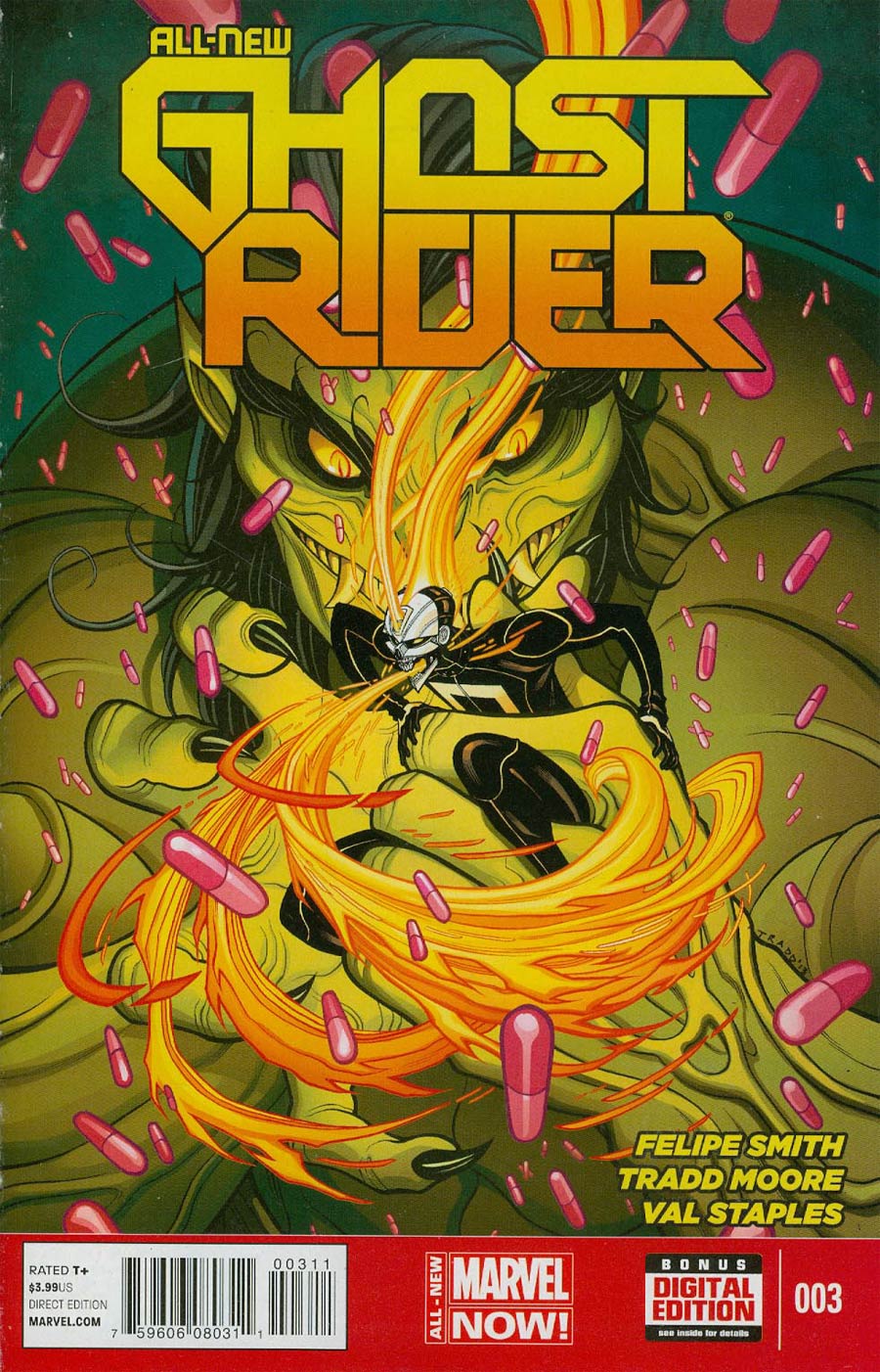 All-New Ghost Rider #3 Cover A 1st Ptg Regular Tradd Moore Cover