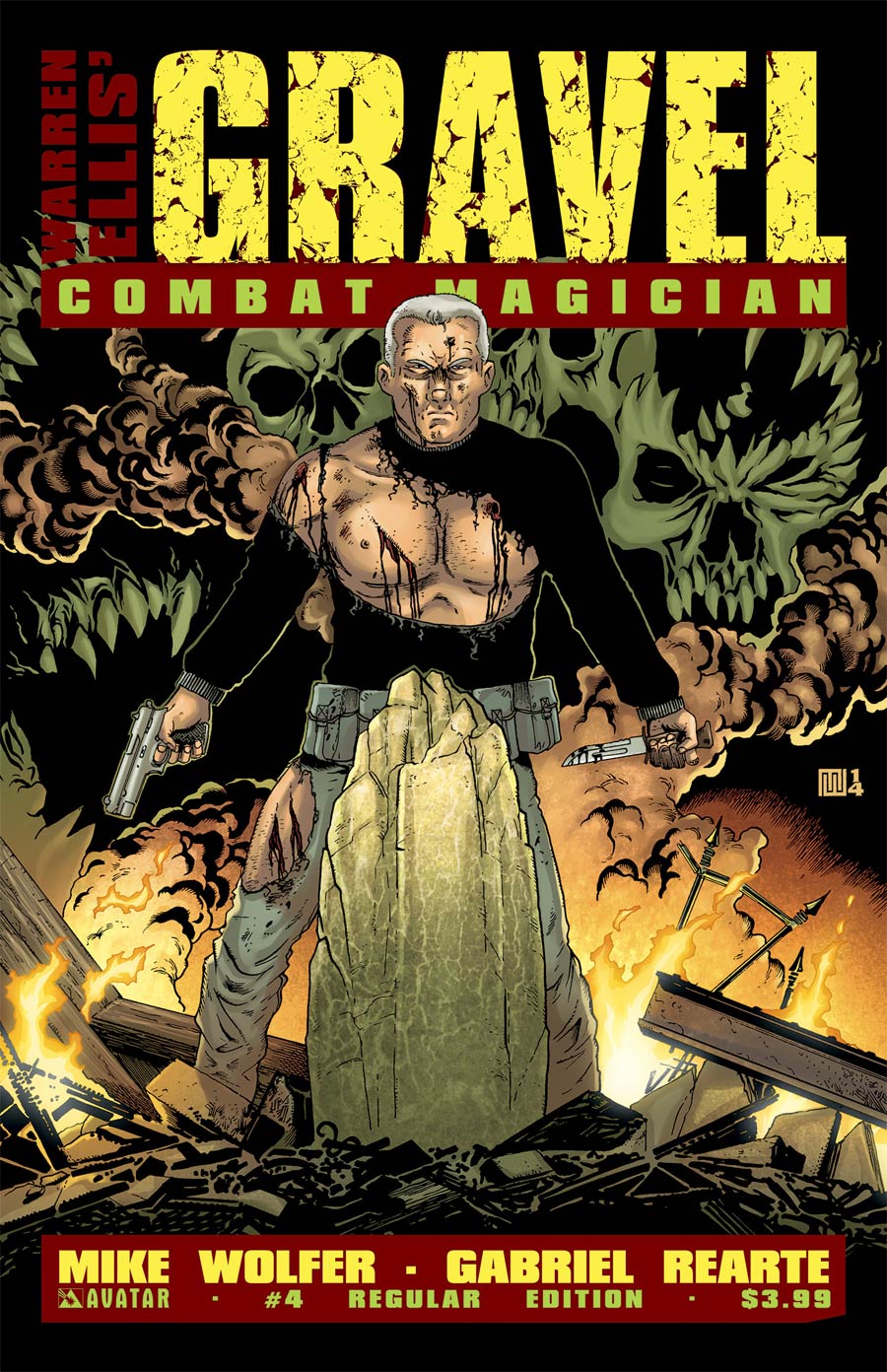 Gravel Combat Magician #4 Cover A Regular Cover