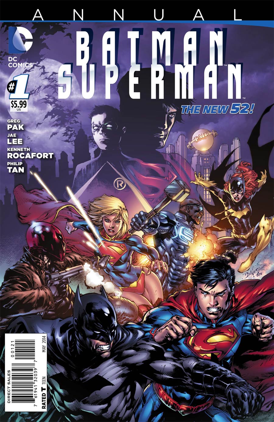 Batman Superman Annual #1 Cover B Incentive Ed Benes Variant Cover