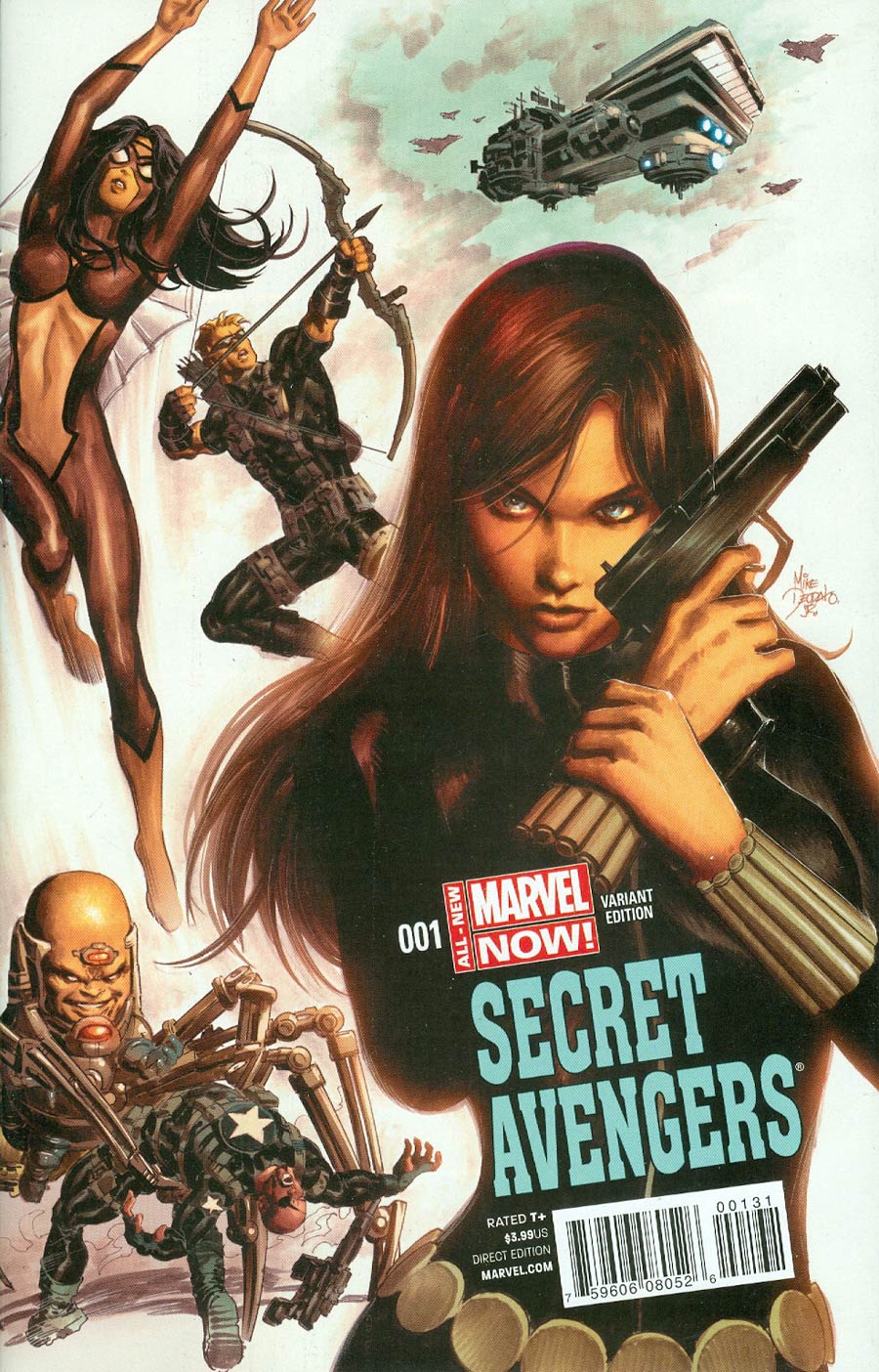 Secret Avengers Vol 3 #1 Cover C Incentive Mike Deodato Jr Variant Cover