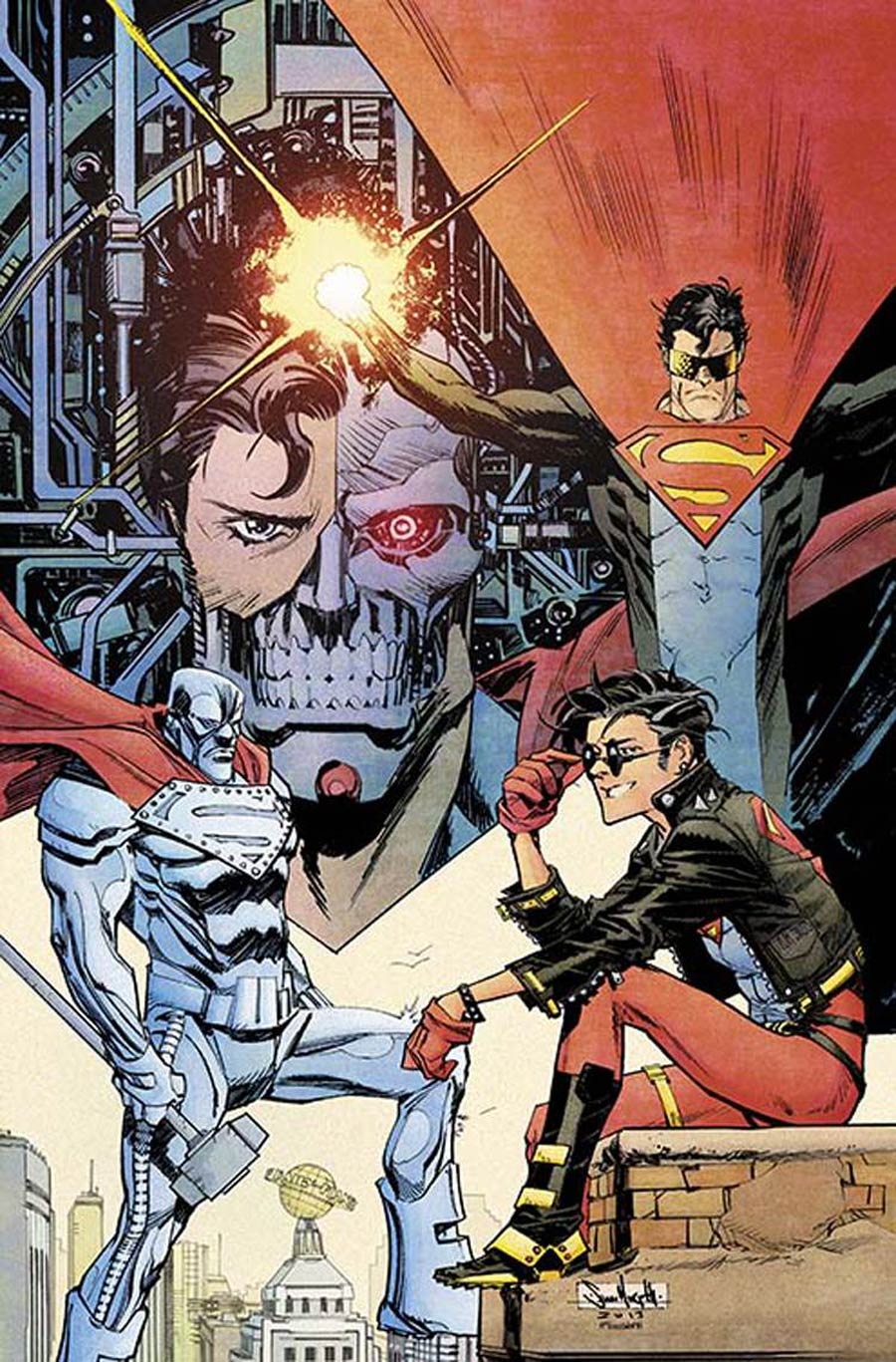 Superman Unchained #6 Cover K Incentive 75th Anniversary Superman Reborn Variant Cover By Sean Murphy